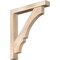 Ekena Millwork Balboa Block Smooth Bracket w/ Offset Brace, Douglas Fir, 5 1/2"W x 36"D x 40"H BKT0604X36X40BOA05SDF - alternate 1